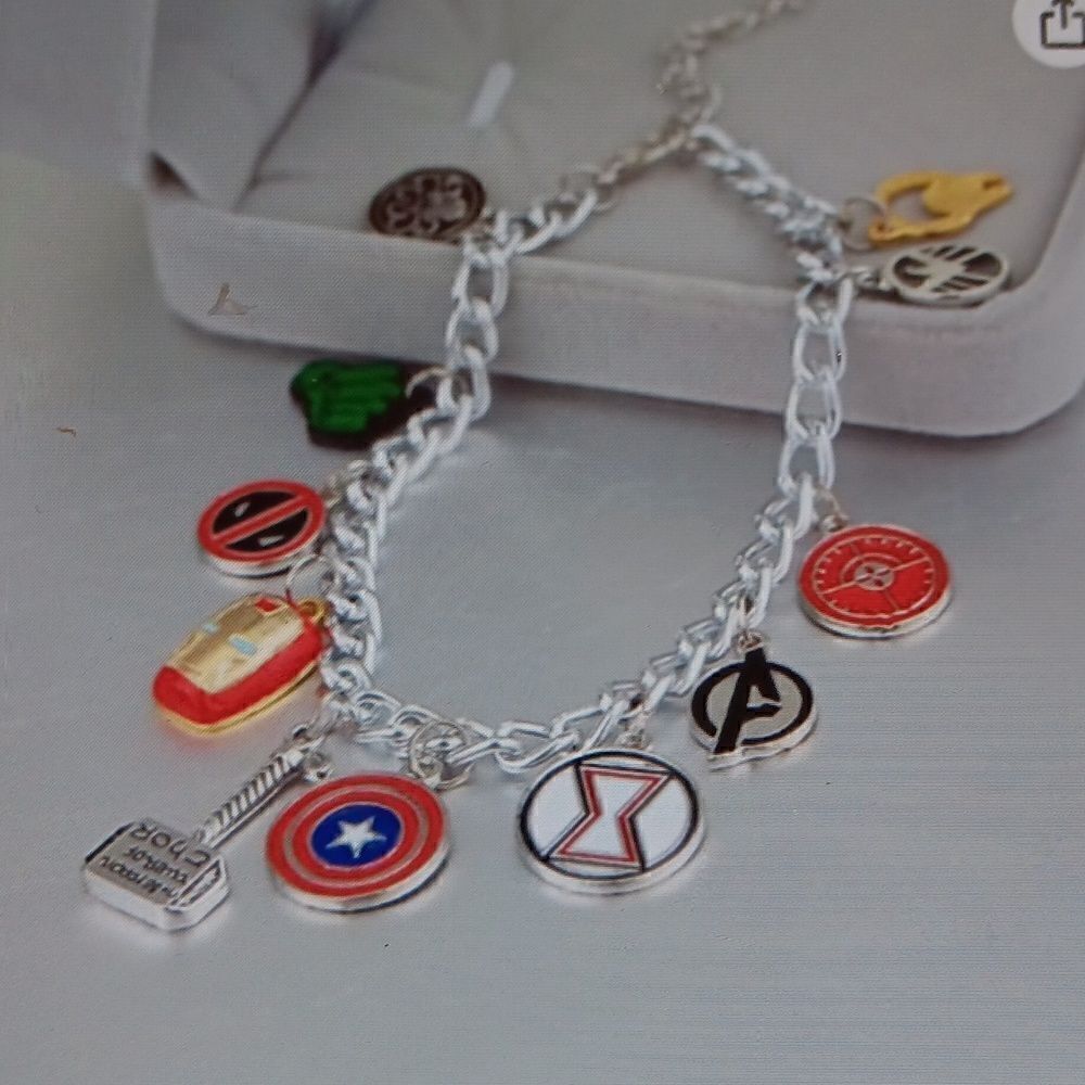 New Super Hero Charm Bracelet Fantastic Fans Collectible Jewelry Merchandise New